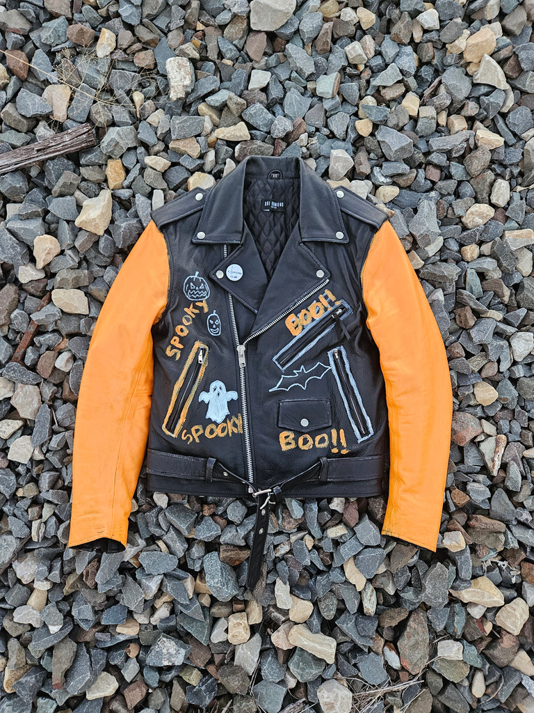 HALLOWEEN TOWN LEATHER JACKET