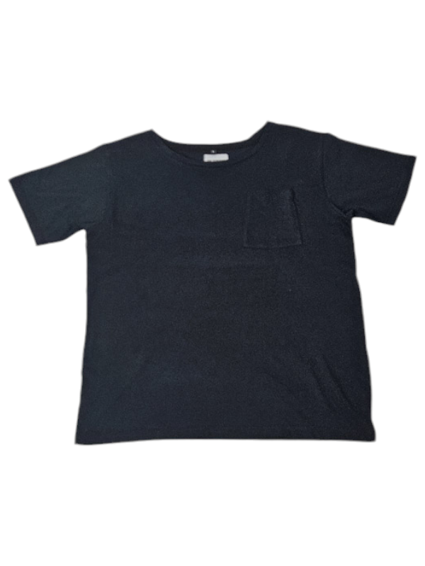 WIDENECK TEE BLACK