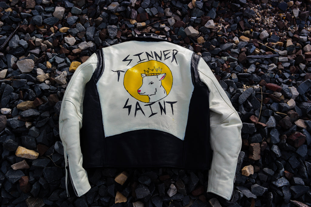 KING OF KINGS BIKER LEATHER JACKET